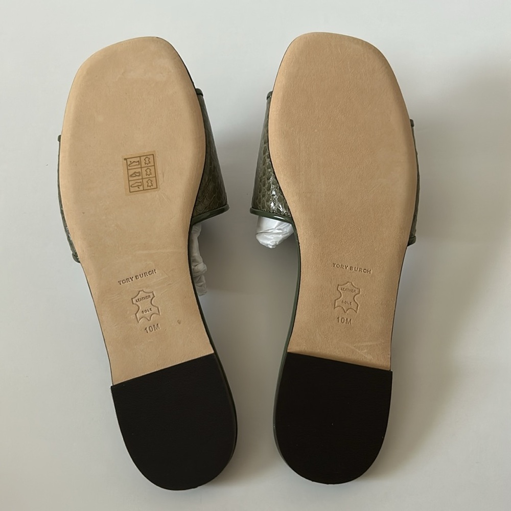 NIB Tory Burch Eleanor Slide Sandals Size 10M
Palm Leaf - Picture 5 of 5